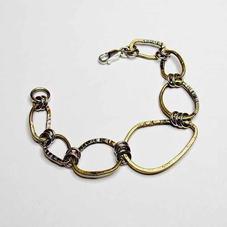 Brass Circles Collection - Full Bracelet No. 1